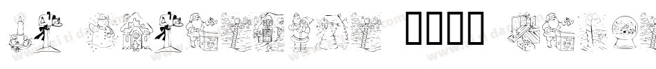 KR Christmas 2002 Dings 2字体转换